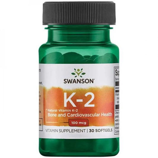 Swanson Vitamin K-2 Natural 100mcg 30 softgels