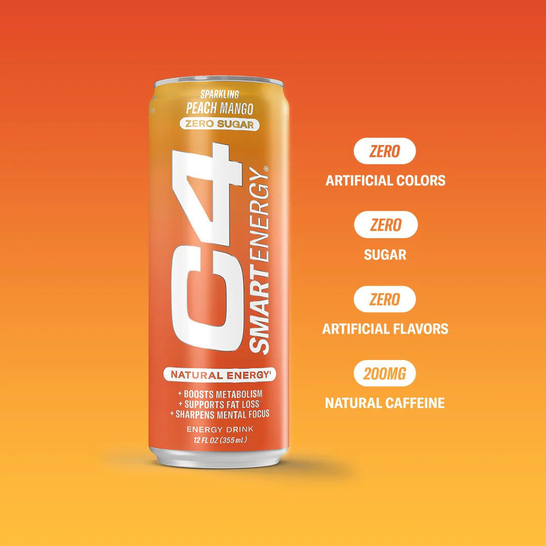 C4 smart energy mango 330ml