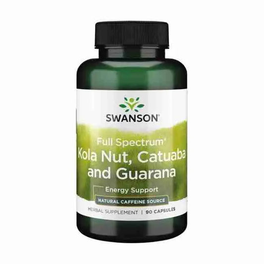 Swanson, Full Spectrum Kola Nut, Catuaba and Guarana, 90 Capsules