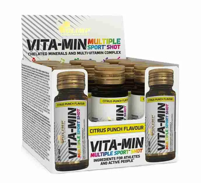 Vita-min Multiple Sport Shot, Citrus punch 9x25ml