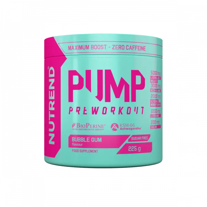 Pump Pre-workout without caffeine Nutrend 250g