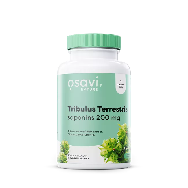 Tribulus Terrestris, saponins 200 mg – 120 vegan capsules